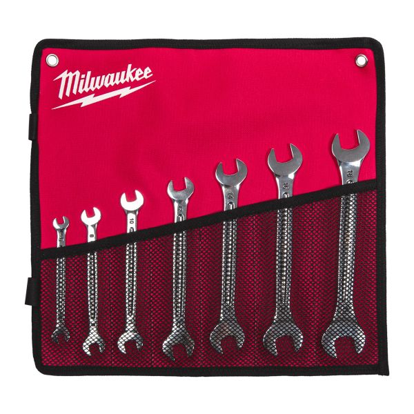 Doppel-Maulschlüssel Set 7-teilig / Milwaukee # 4932492713 / EAN: 4058546475840