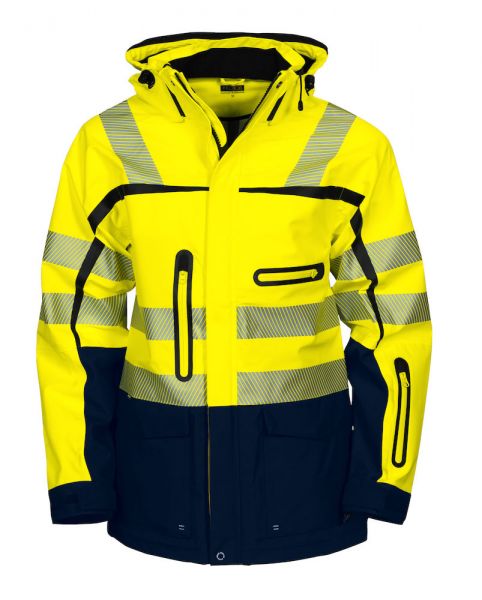 Projob 6417 WIND- UND WASSERDICHTE 3-LAGEN-JACKE EN ISO 20471 KLASSE 3/2