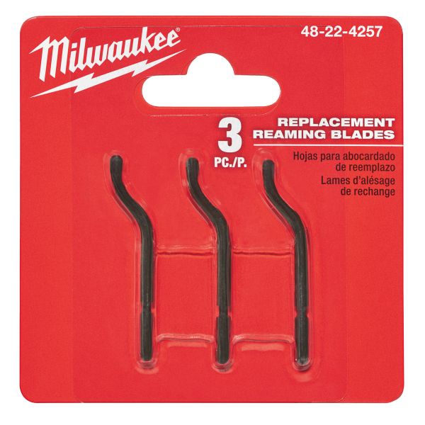 Entgraterklingen 3 Stück für Stift-Entgrater / Milwaukee # 48224257 / EAN: 045242356263