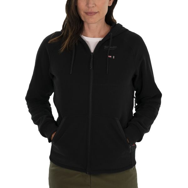 Akku-Thermo-Kapuzenpullover M12HHLBL1 Damen, schwarz, ohne Akku und Ladegerät / 4932480090.0