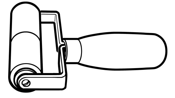 LEISTER Andrückrolle Silikon, 80mm / 106.974